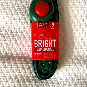 Extension cord with light switch. 9 feet cord.